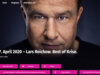 Live-Konzert: 17.04.20, 20:15 Lars Reichow. Best of Krise.