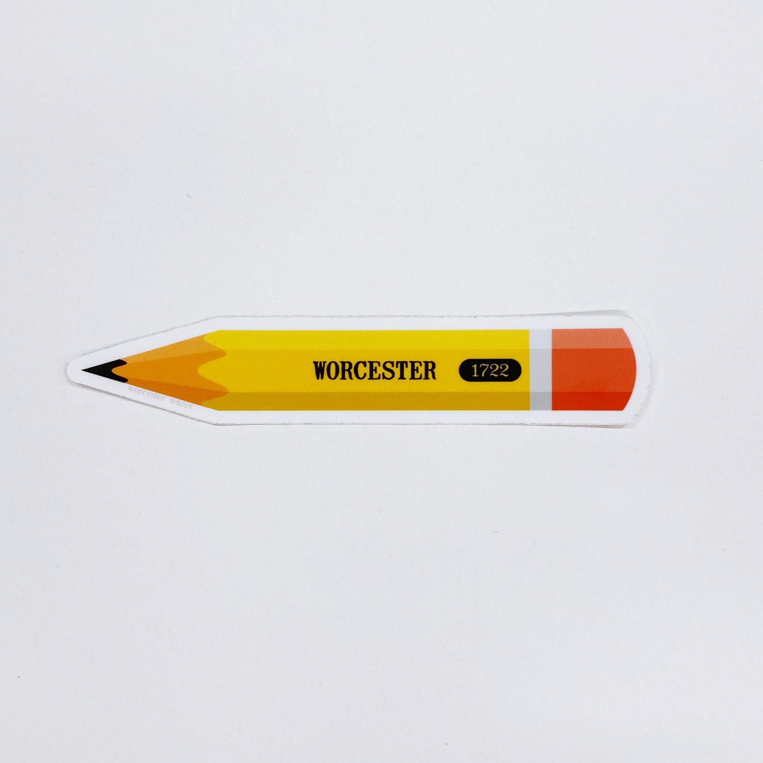 Worcester Pencil Sticker