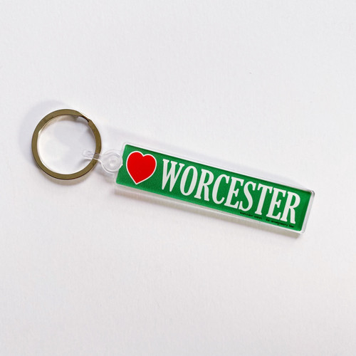 Street Sign Keychain Worcester Wares