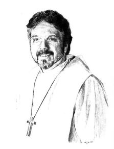 drawing of a pastor
