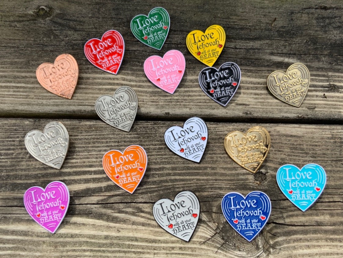4- Love Jehovah Lapel Pins