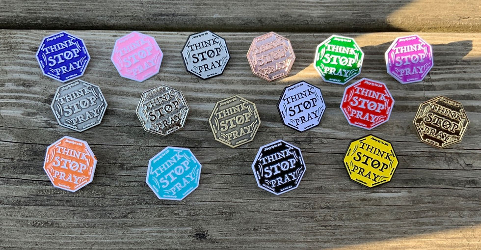 Thumbnail: 100 Stop, Think, and Pray Lapel Pins