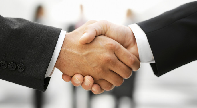 Two Men Shaking Hands