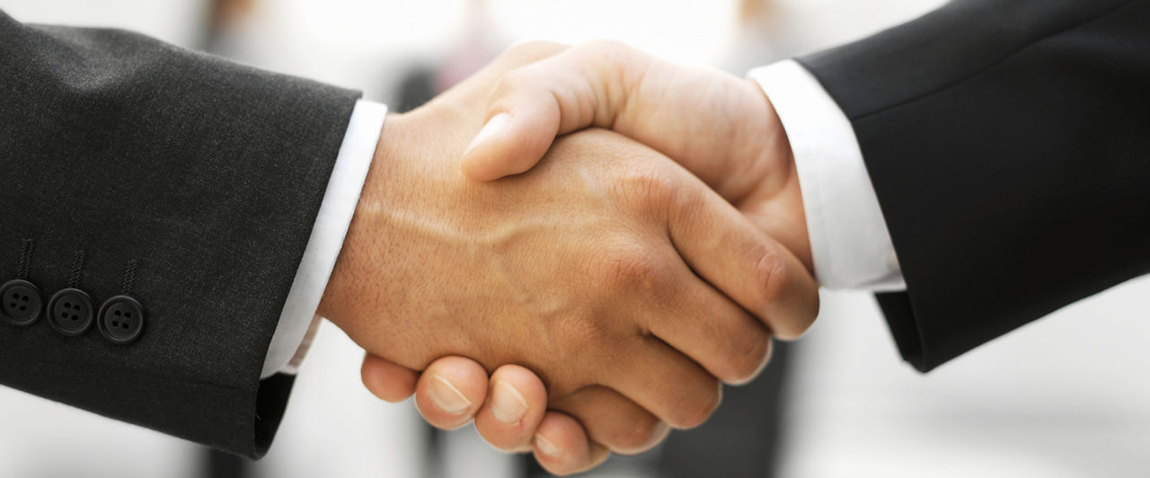 Two Men Shaking Hands