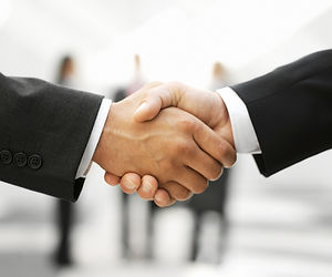 Two Men Shaking Hands
