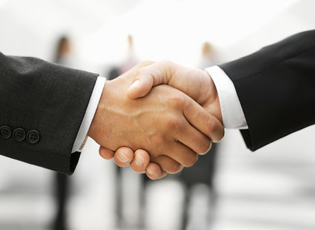 Two Men Shaking Hands
