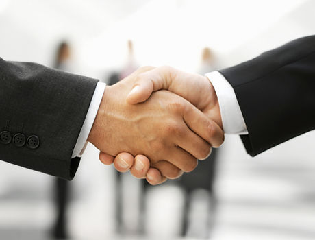 Two Men Shaking Hands