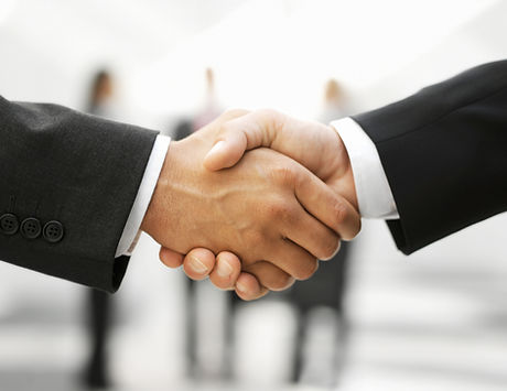 Two Men Shaking Hands