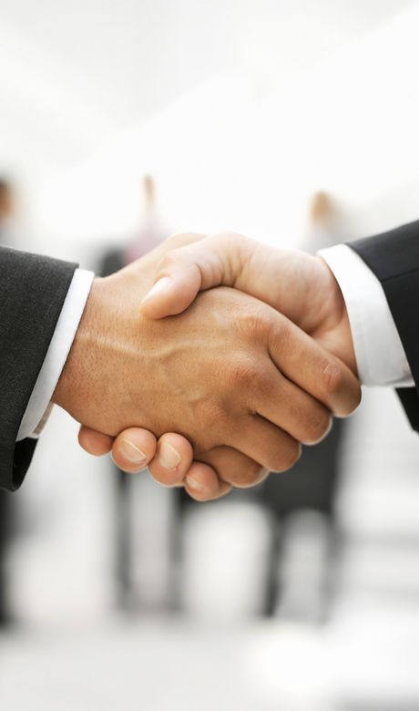 Two Men Shaking Hands