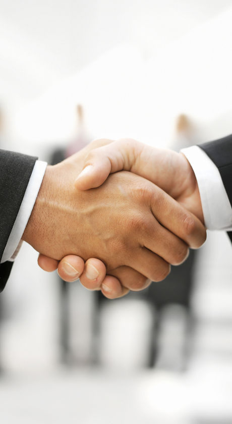Two Men Shaking Hands