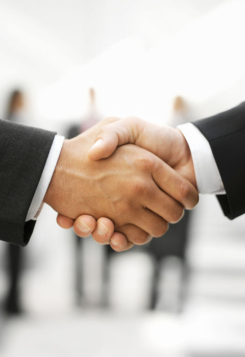Two Men Shaking Hands