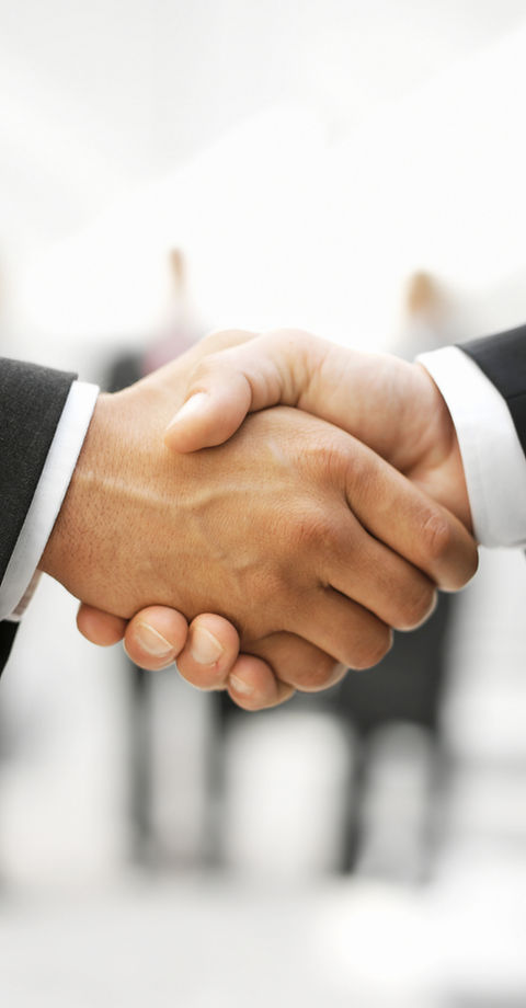 Two Men Shaking Hands