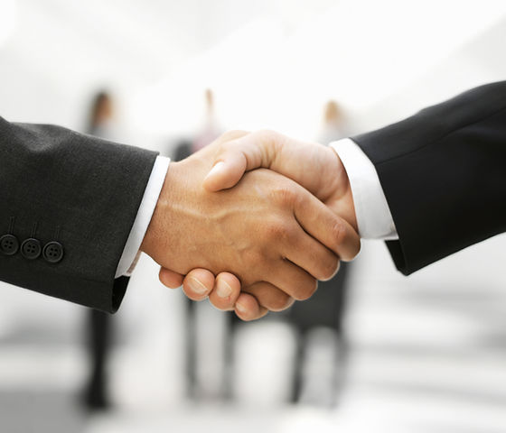 Two Men Shaking Hands