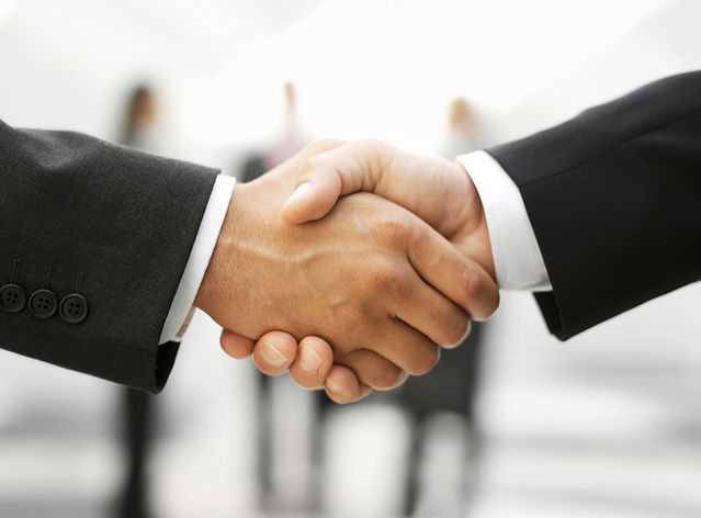 Two Men Shaking Hands
