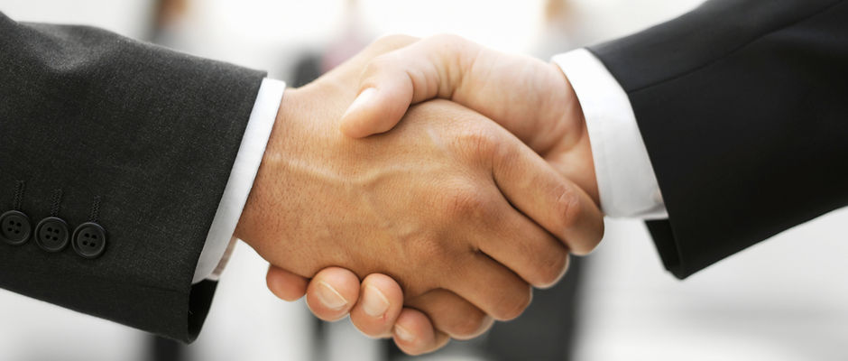 Two Men Shaking Hands