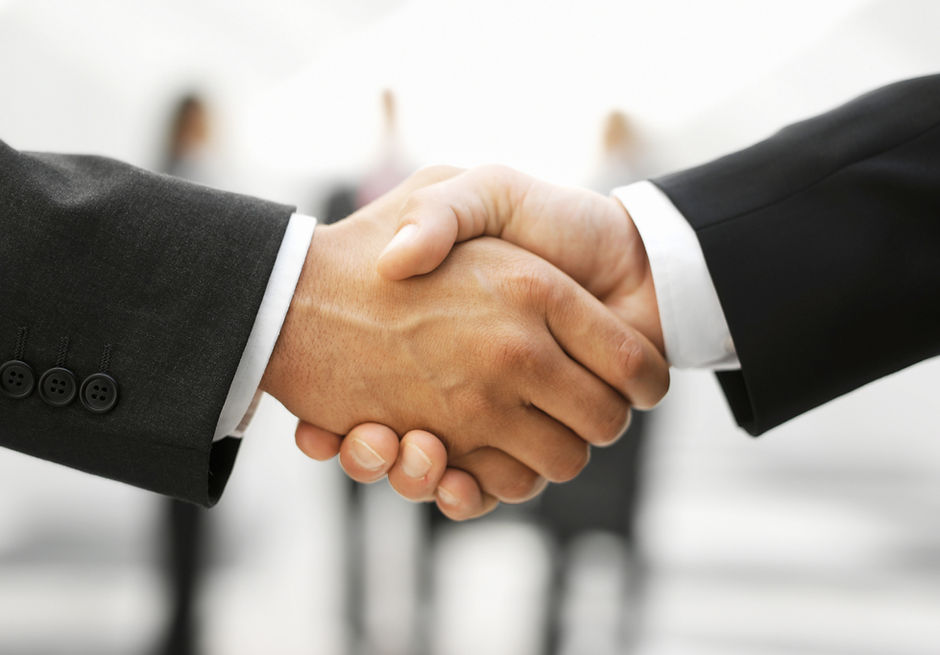 Two Men Shaking Hands