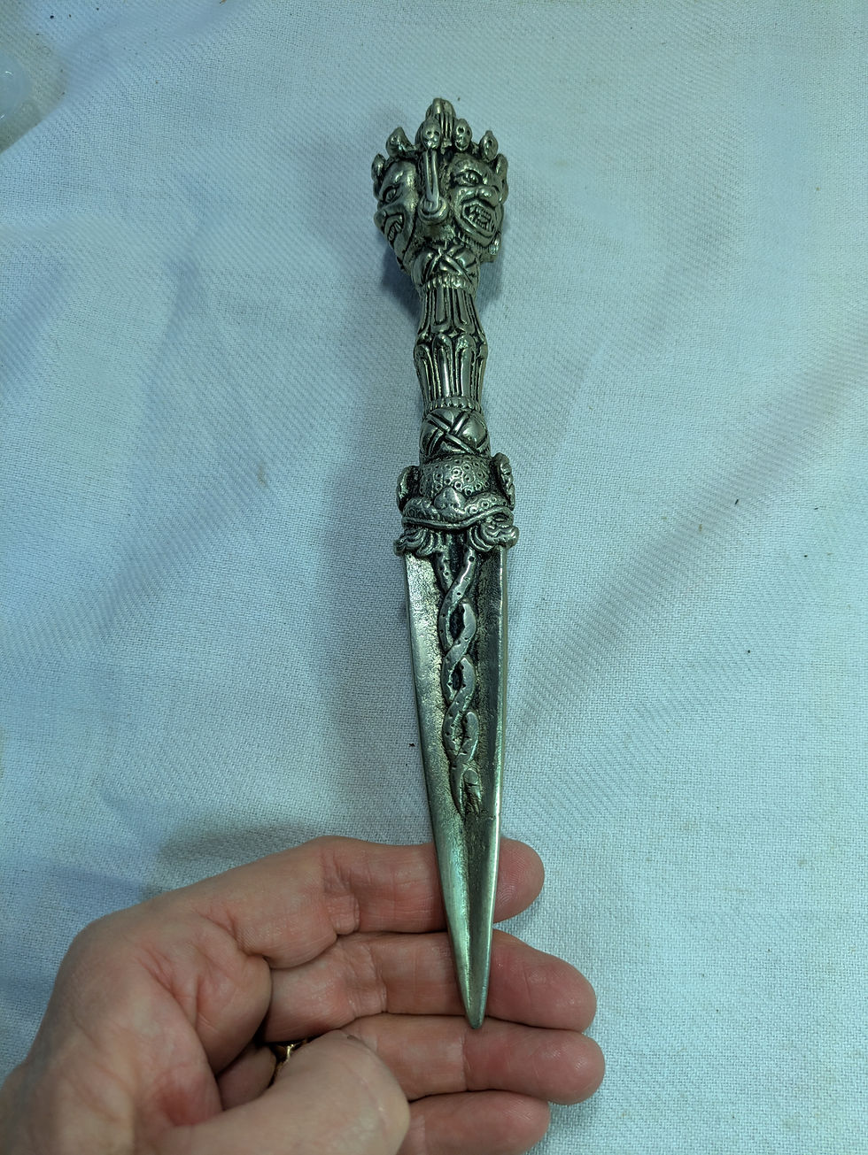 Thumbnail: Folk Art, Tibetan Phurba Dagger