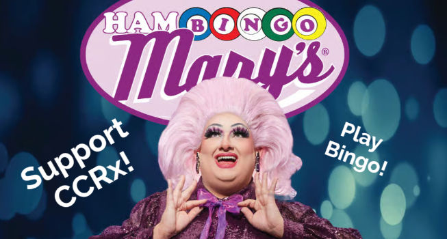 Hambingo!  Play for CCRx on SUNDAY 4/19