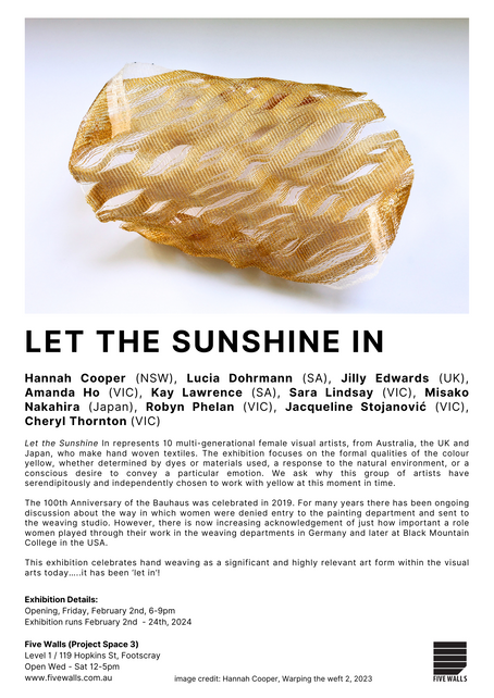 LET THE SUN SHINE IN