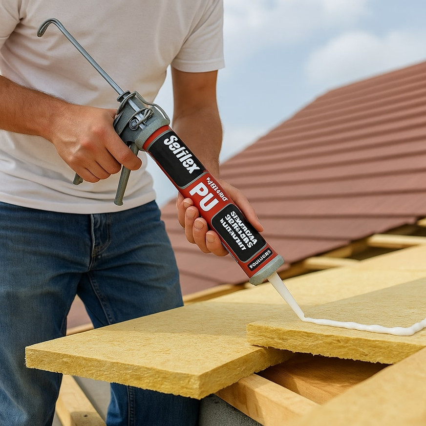 Selsil Selflex Construction PU Adhesive 600ml