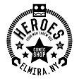 Heroes Your Mom Threw Out Comic Shop Logo