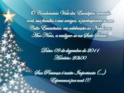CONVITE PARA CULTO ECUMÊNICO 2011