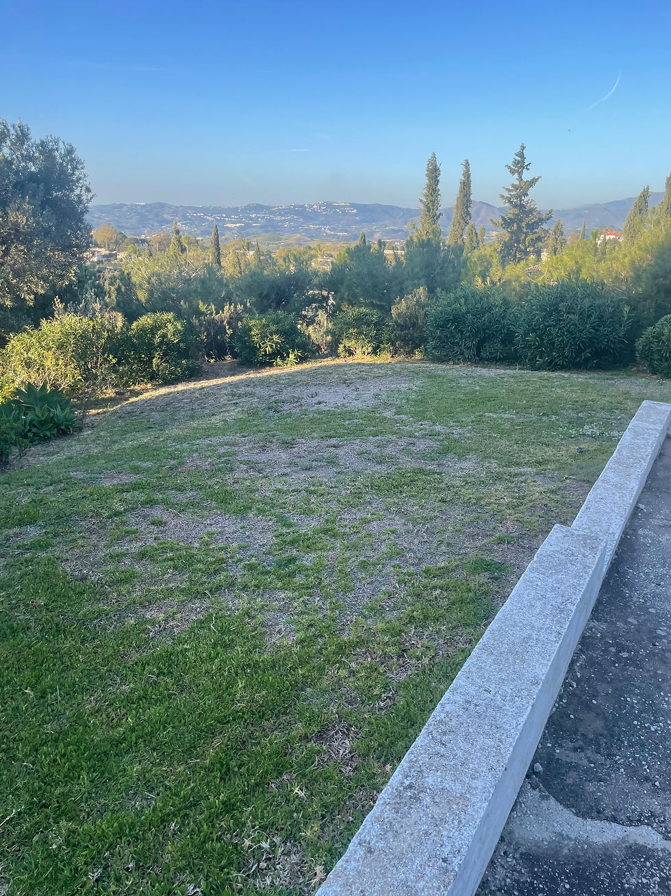 Work surface area, prior to our intervention