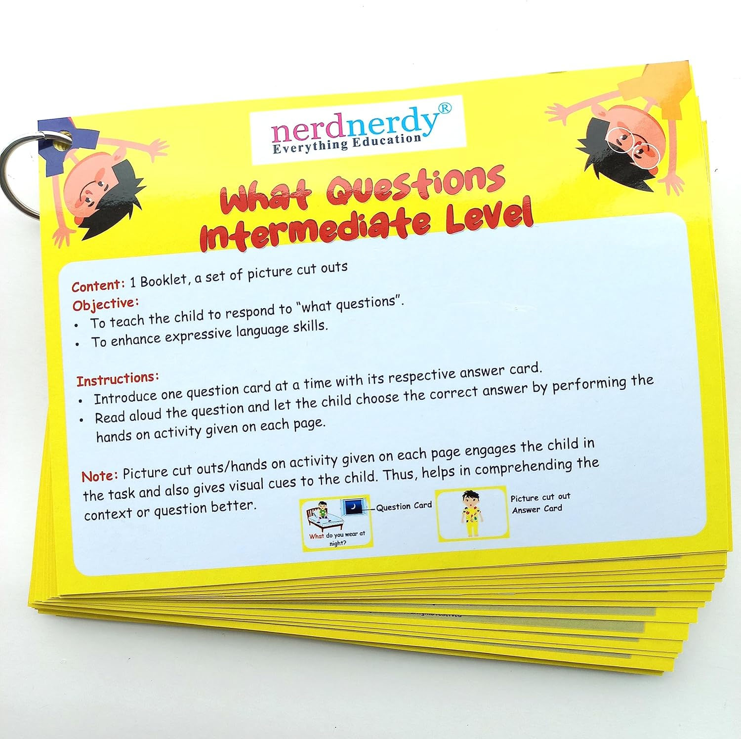 What Question Cards Intermediate Level