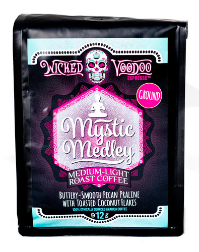 Coffee Mystic Medley French Press Ground 12 oz | Wicked Coffee