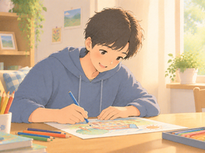 Câu Chuyện Thành Công: Vẽ Tranh, Làm Vòng Tay Kết Bạn, Và Tiến Bộ Suôn Sẻ Trong Bơi Lội