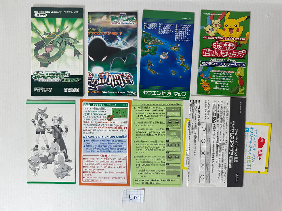 Miniatura: Pokémon Esmeralda Completo Eventos E01