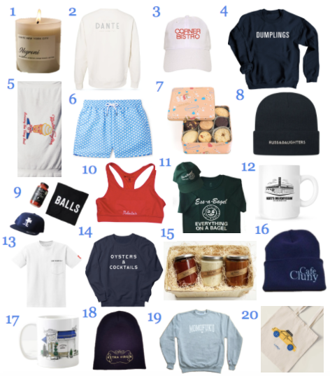 NYC Restaurant Merch Gift Guide