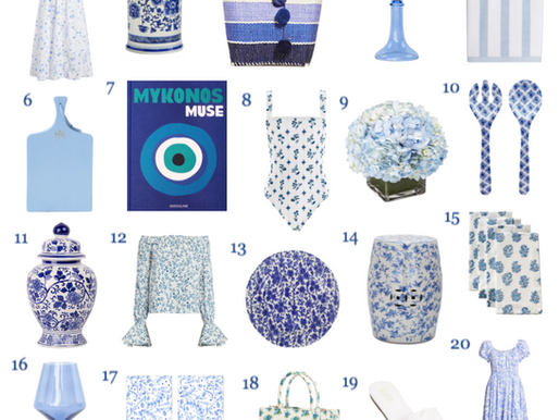 Blue & White Summer Gift Guide