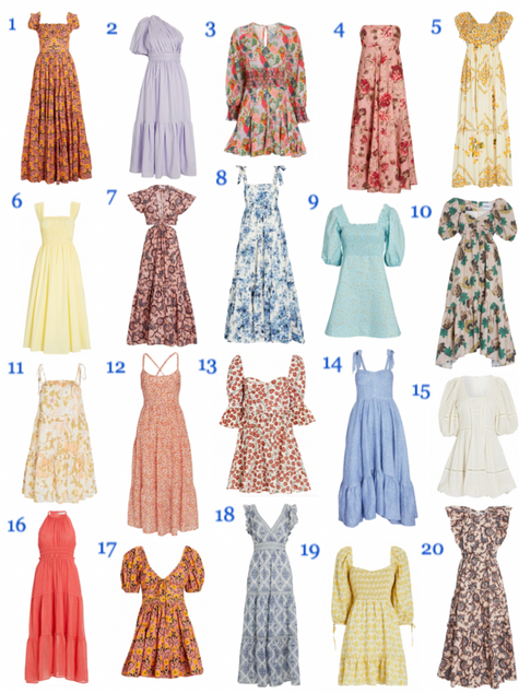 Summer Dresses Gift Guide