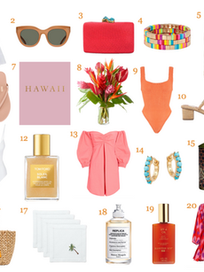 Tropical Inspired Gift Guide 