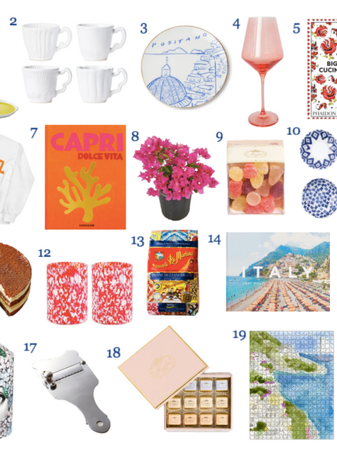Italian Inspired Gift Guide 