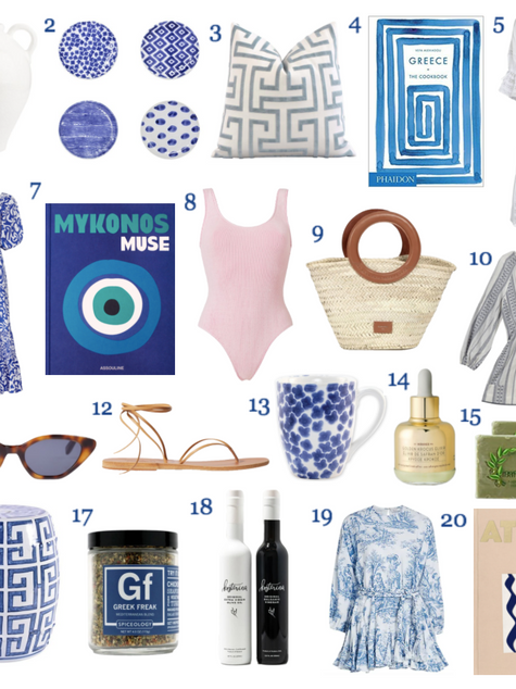 Greek Inspired Gift Guide 