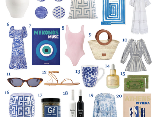 Greek Inspired Gift Guide 