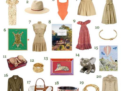Safari Inspired Gift Guide 