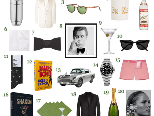 James Bond Inspired Gift Guide