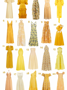 Yellow Wedding Guest Dress Guide