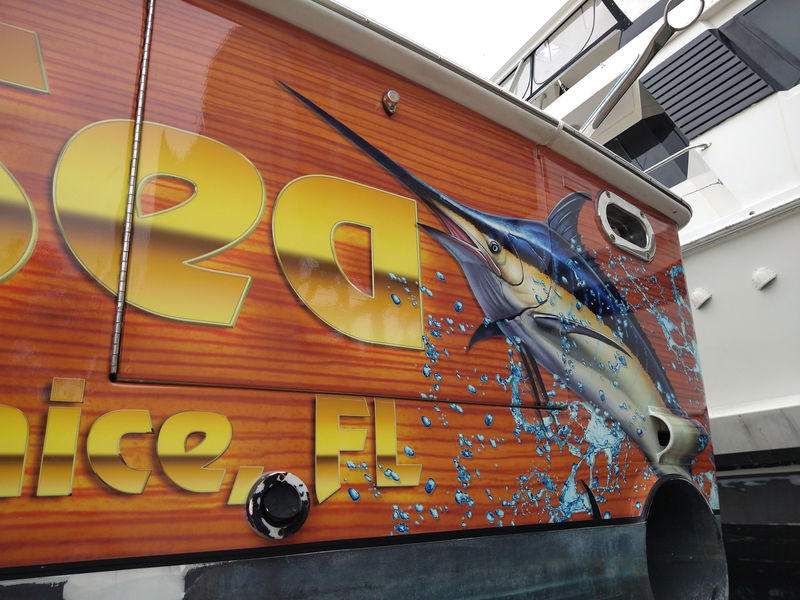 Transom graphics wrap by The Wrap Factory