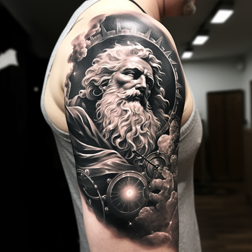 Father Time Tattoo by Tattoo Temple 108