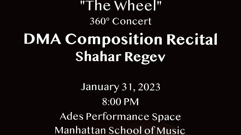 Shahar Regev - DMA Recital