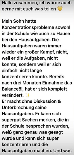 Kundenfeedback - Mehr Konzentration | Pia Czech