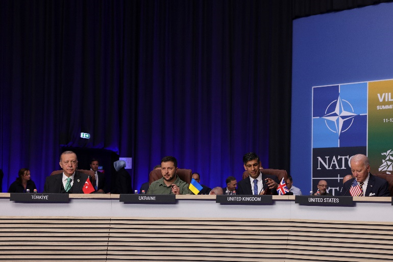 Turkey, UK, Ukraine, US at NATO Vilnius Summit 2023
