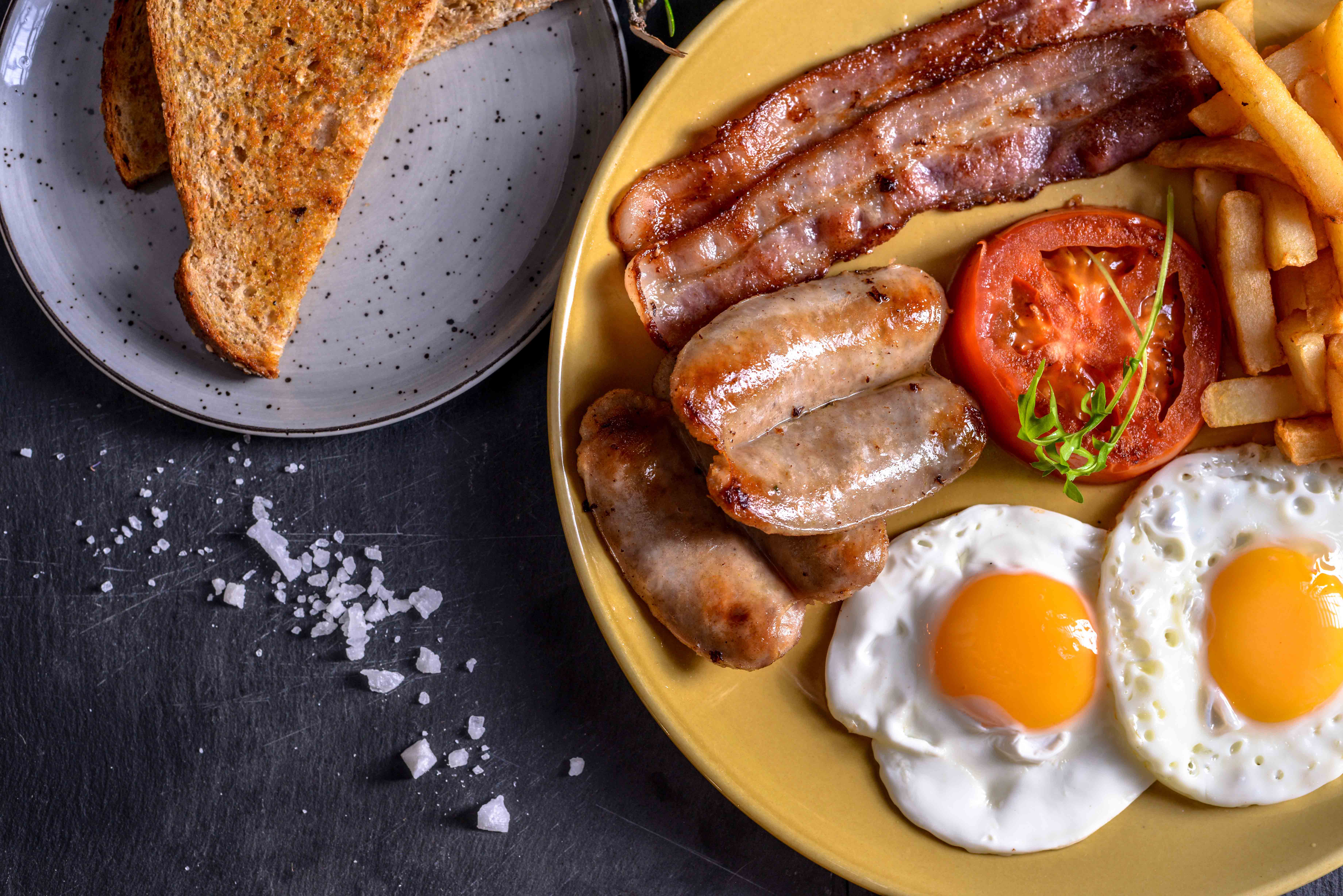 Arranged Food and Objects