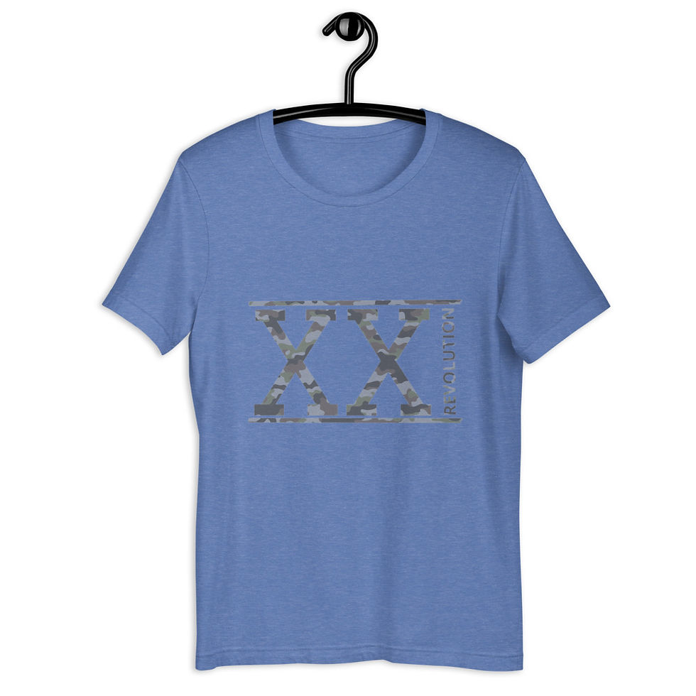 Miniatura: Camiseta de manga corta unisex Revolution Basic Camuflaje