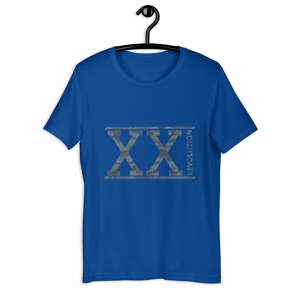 Miniatura: Camiseta de manga corta unisex Revolution Basic Camuflaje