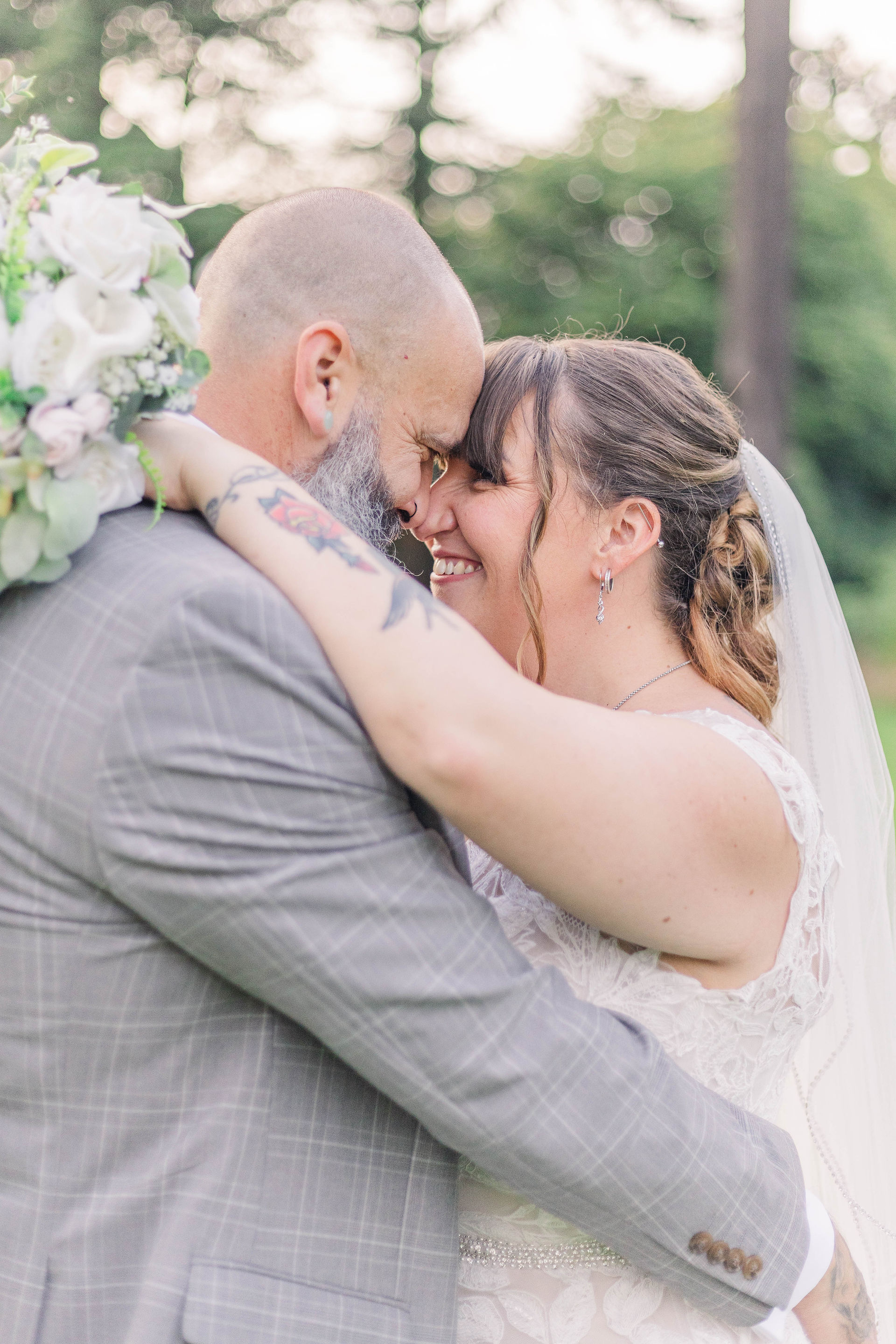 Bride and Groom in Hampshire 